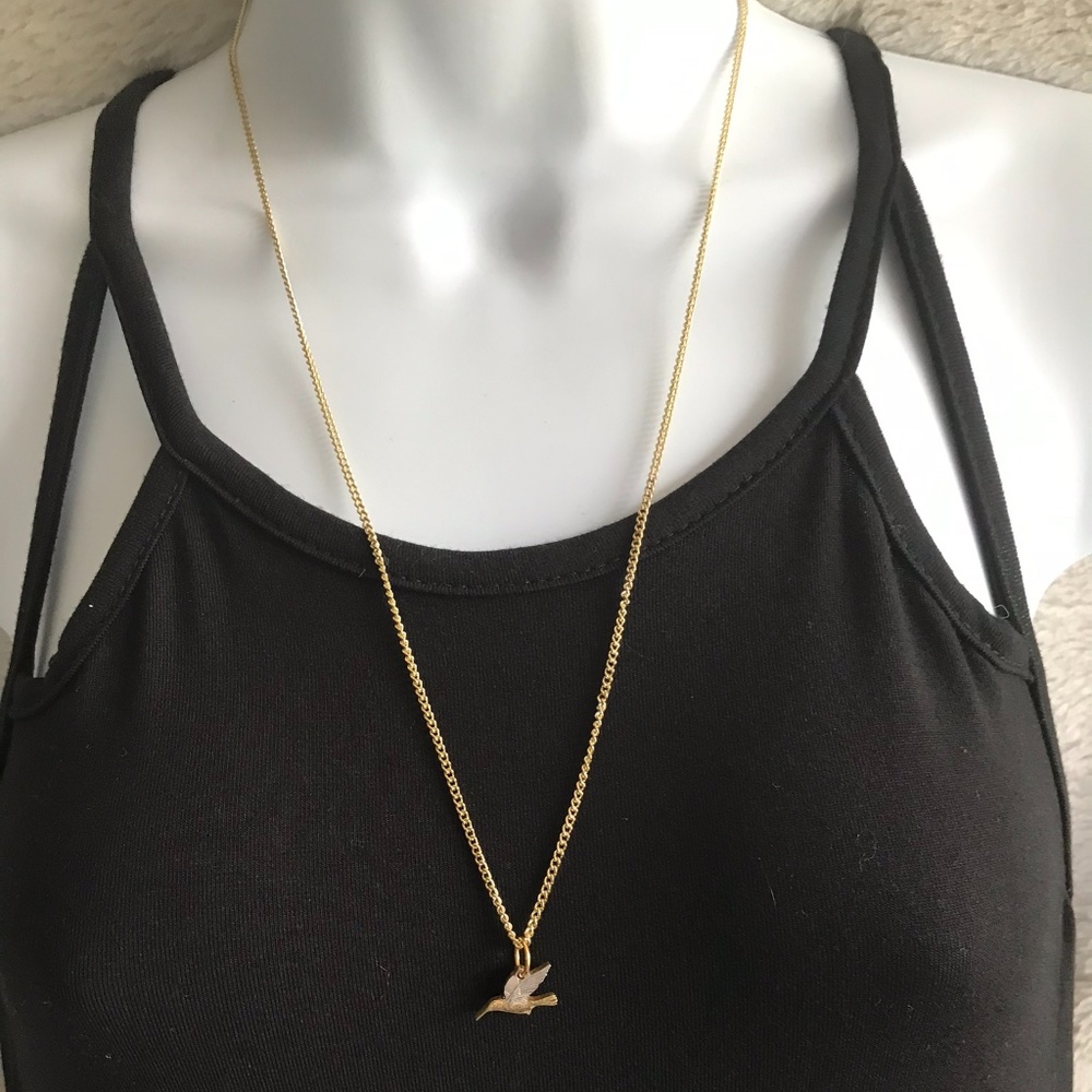 ❗5 for $15❗ - Gold Hummingbird Necklace